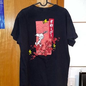 Sakura Flower Snoopy Shirt